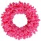 Vickerman 24" Flocked Pink Wreath DuraL LED 50Pk - K168825LED